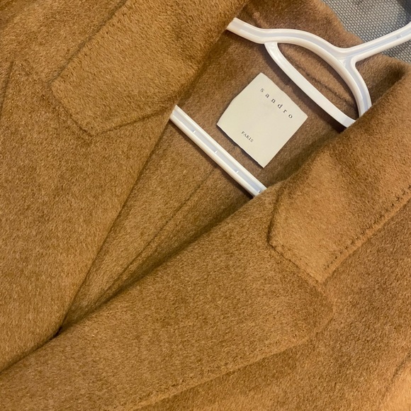 Sandro Dalma Double Faced Wool Blend coat - Picture 5 of 10